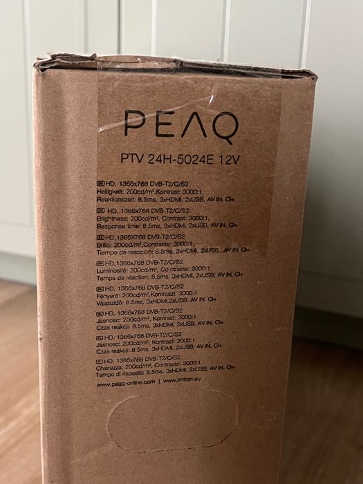 Nowy telewizor PEAQ 24”
