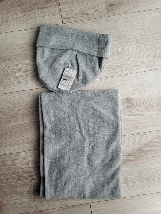 Czapka I komin damski z welną