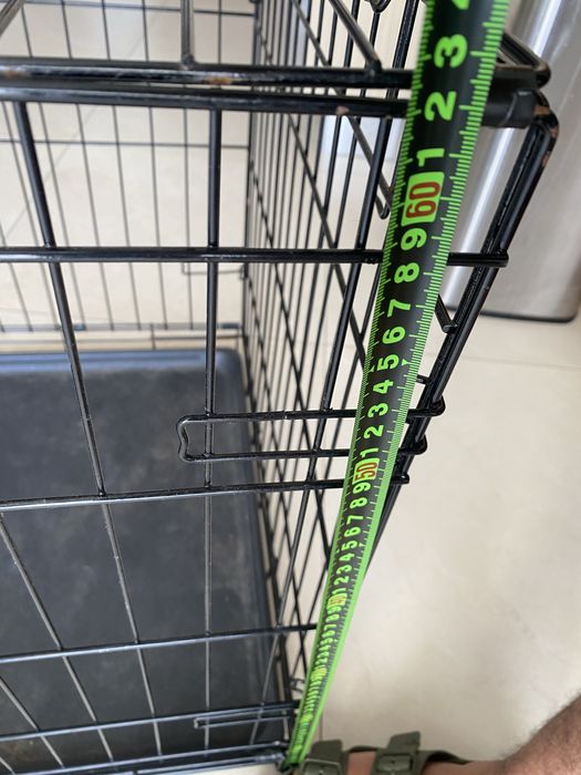 Jaula metal outech para animais 91x58x64 com duas portas