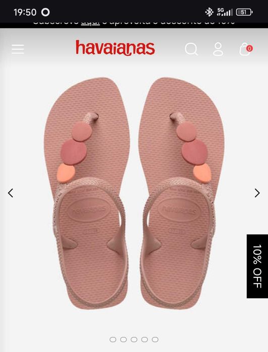 Havaianas como novas