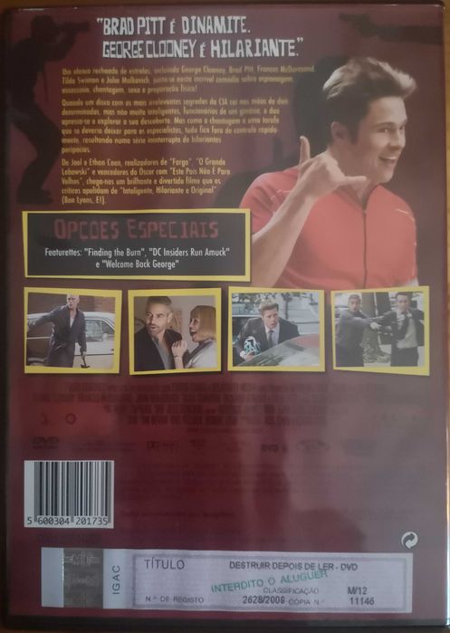 DVD "Destruir Depois De Ler"