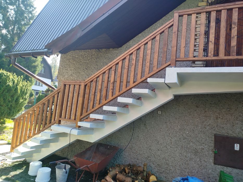 Balustrada drewniana ,balkon,taras