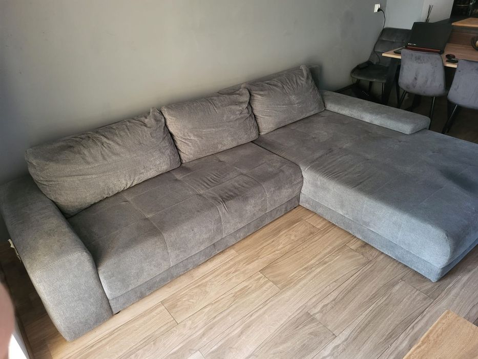 Narożnik Duży, Rozkładany, Azurro New!