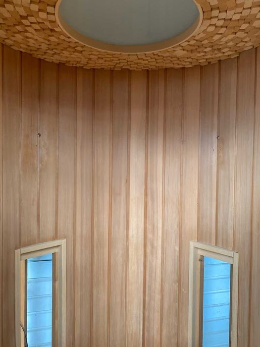 Sauna Wandex kabina fińska 1-2 osobowa sucha ZEWNETRZNA nowy piec 230v