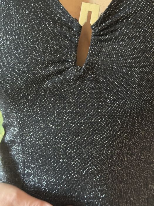 Czarna wieczorowa sukienka rozmiar M