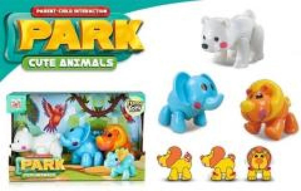 Zestaw 3 zwierząt twister pudełko,263x173 mm