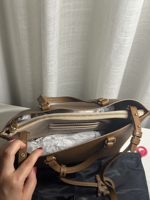 Mala castanha Pinko carrie tote bag