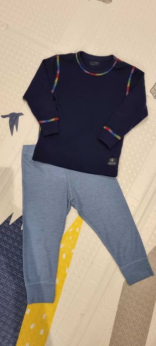Zestaw merino 100% niebieski 86 do 92 Fix Lindex Janus