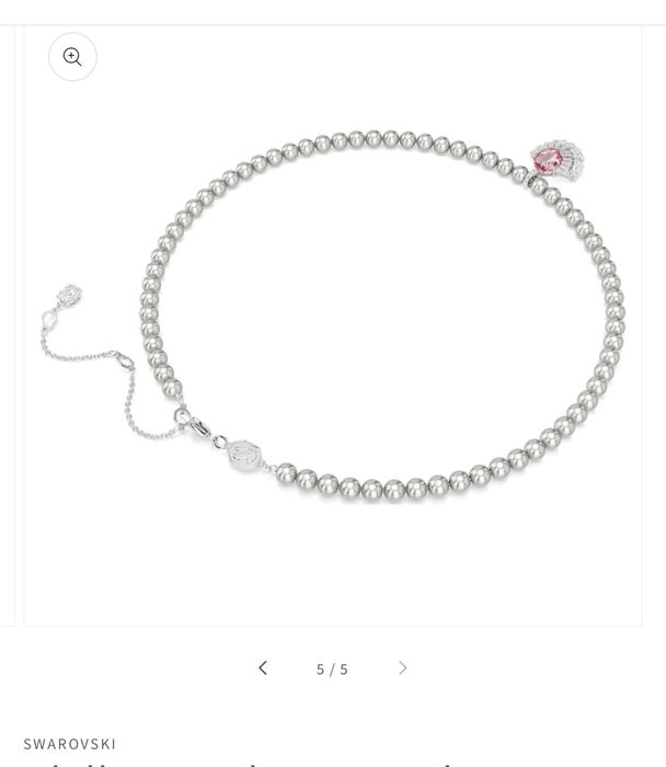 Swarovski Pink Shell комплект мушлі