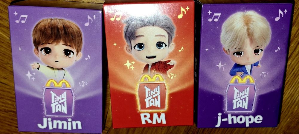 Макдональдс фігурки BTS