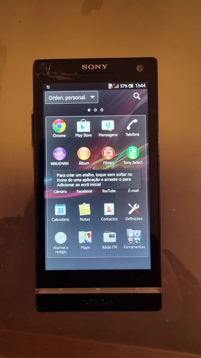 Telemóvel Sony Xperia S (Lêr Descrição)