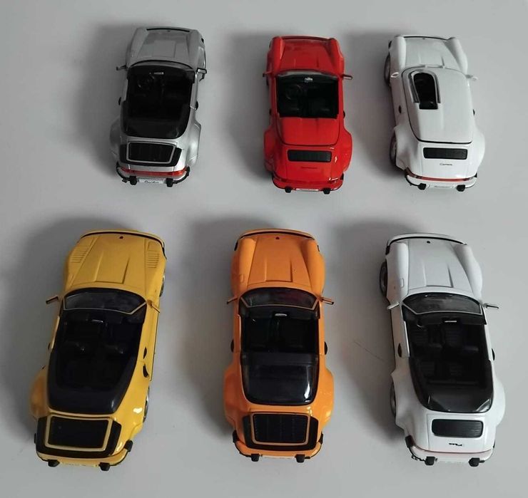 Vendo miniaturas da minha coleção 1/43.  Porsche, 1-43. 25€ cada.