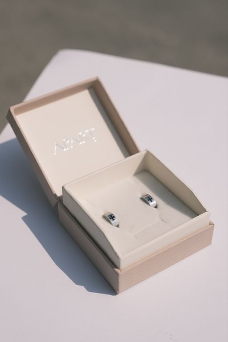 Kolczyki męskie stalowe apart