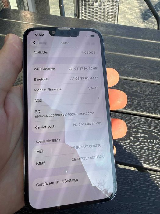 Apple iphone 13 Pro 128gb Neverlock