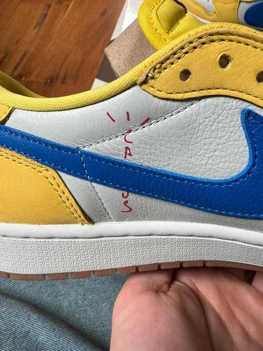 Jordan 1 Retro Low OG SP Travis Scott Canary R.41