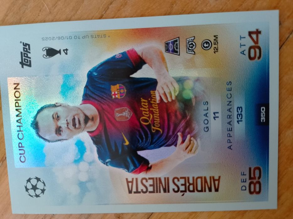 Karty piłkarskie Topps