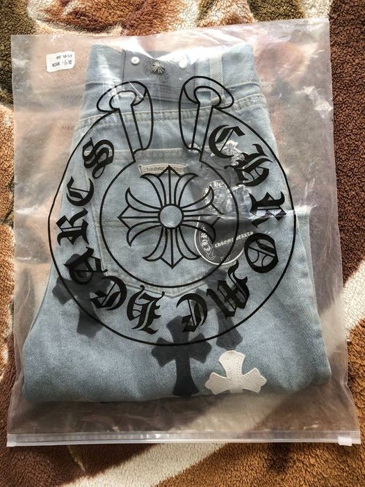Джинсовые шорты Chrome Hearts