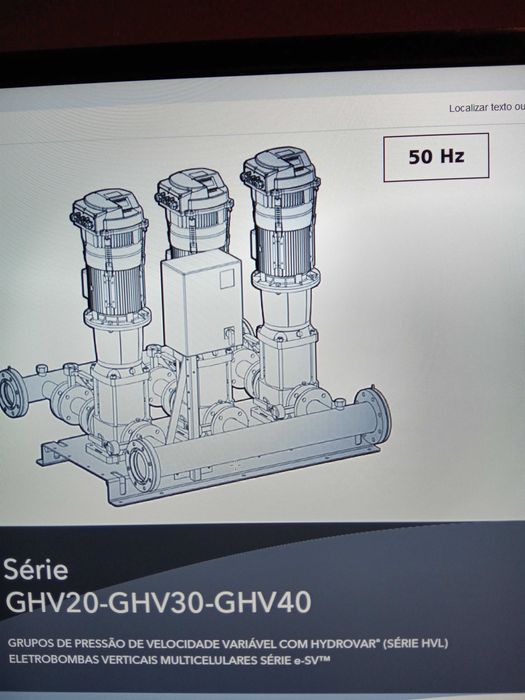 Estação de pressão hidráulica para obras ou agricultura