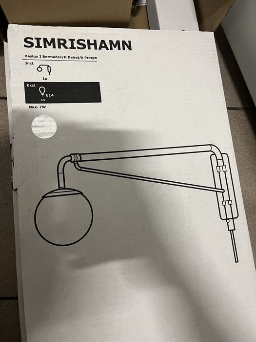 Lampa/kinkiet  simrishman nowa