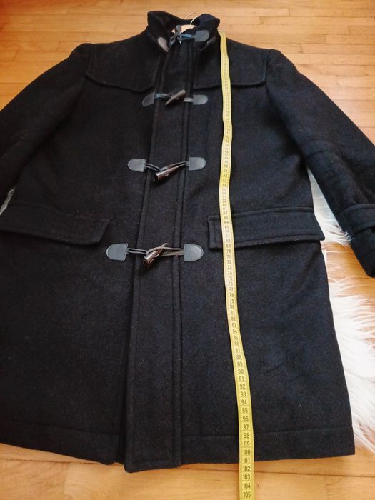 Płaszcz, budrysówka, Nautica, 40R, czarny, 80% wełna, ocieplany