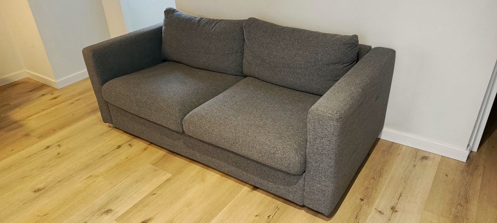 Sofa Ikea Vimle - 3 osobowa - stelaż włoski - spanie 140x200 + pufa