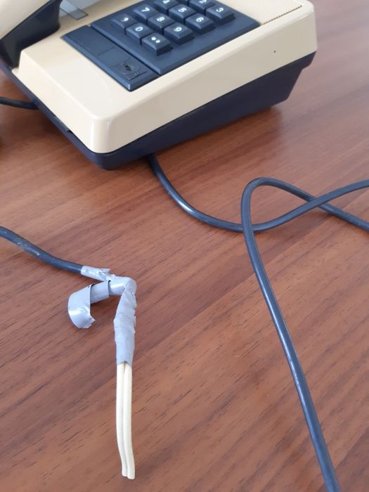 Telefone de teclas retro