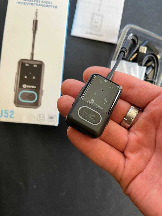 SONRU J52 Bluetooth 5.3 | Аудіоприймач / передавач AUX | TX RX