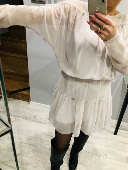 Sukienka z szyfonu r. Uni