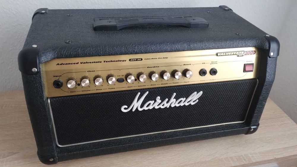 Wzmacniacz gitarowy Marshall AVT50 (head + kolumna)