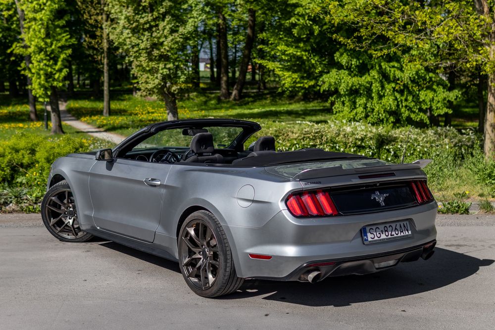 Wypożyczalnia aut wynajem cabrio mustang camaro V6 mercedes slub promo