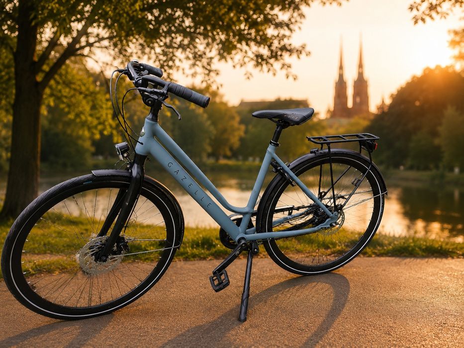 Gazelle Marco Polo Urban damski  rama 49,pasek Gates