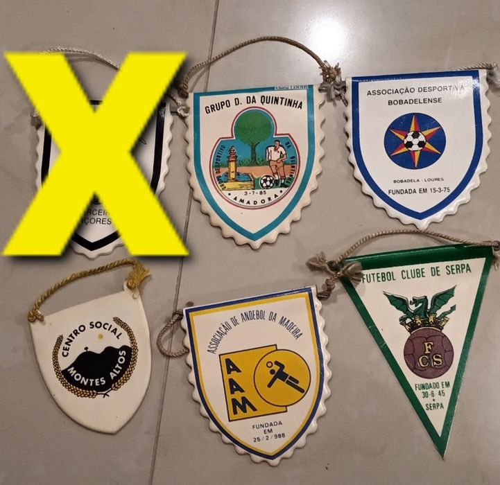5€cada Galhardetes antigos ver fotos