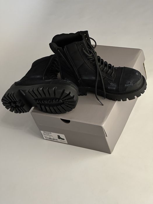 BALENCIAGA Stike boots black army ботинки берцы боты opium archive 43