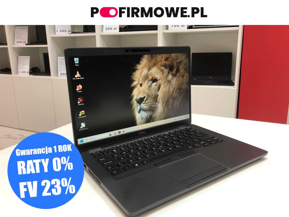 Elegancki Dell Latitude 5400 i7-8gen 16GB 512SSD IPS FHD Kam Klasa A