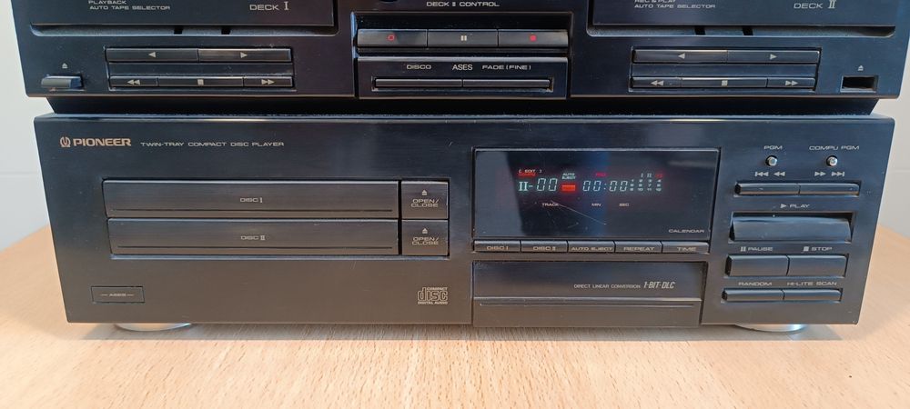 Pioneer XD-Z84T Vintage Hi-Fi – CD + Duplo Deck – Excelente Estado