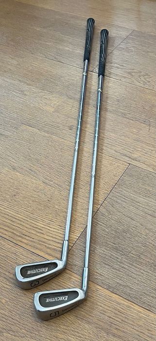 Conjunto de Golf ( para canhotos ) ferros Titleist e Callaway BIG BERTHA, saco Mac Gregor, carrinho