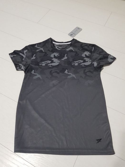 T-shirt fitness koszulka na siłownię moro