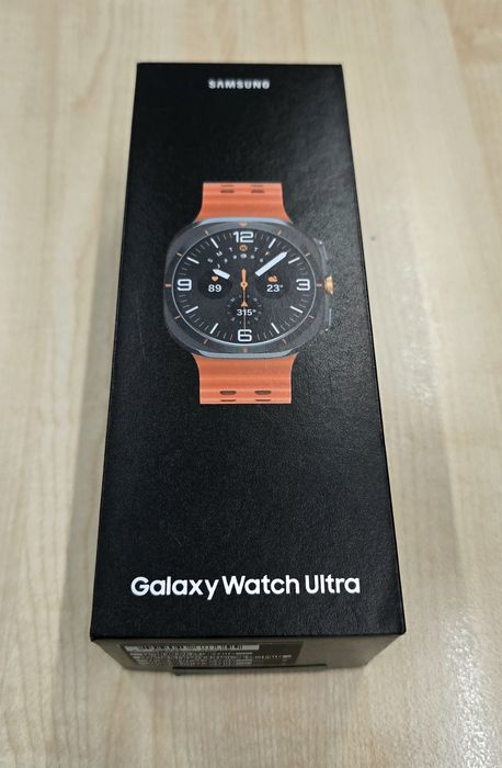 Samsung Galaxy Watch Ultra LTE 47 mm – tytanowy szary | pomarańczowy pasek, 2 lata rękojmii