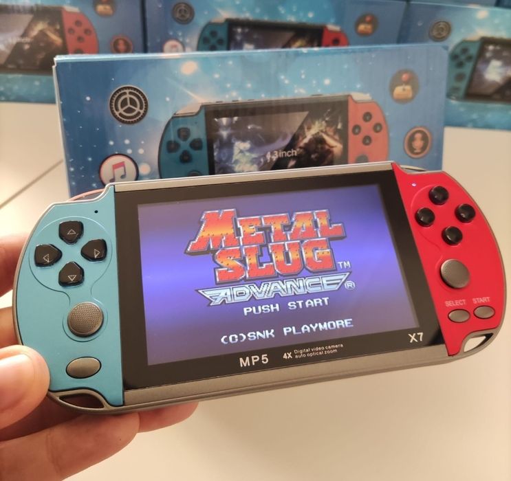 Consola videojogos portátil X7 bateria recarregável (incluí 300 jogos)64168929390594122