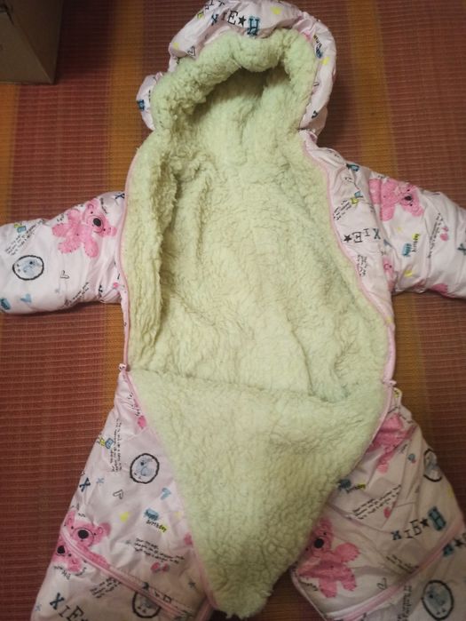 Комбінезон для дівчинки зимовий