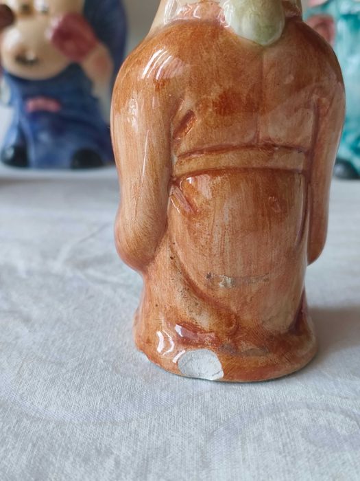 5 Figuras Orientais em Cerâmica Magrou