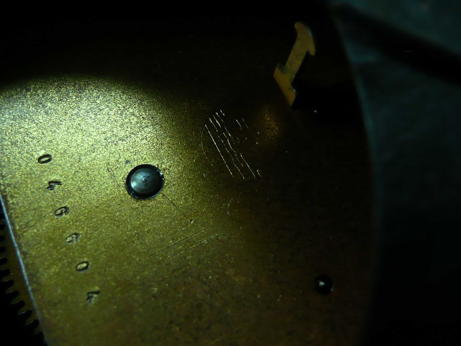 piękny stary polski zegar ścienny jak dworcowy mechaniczny stalowy