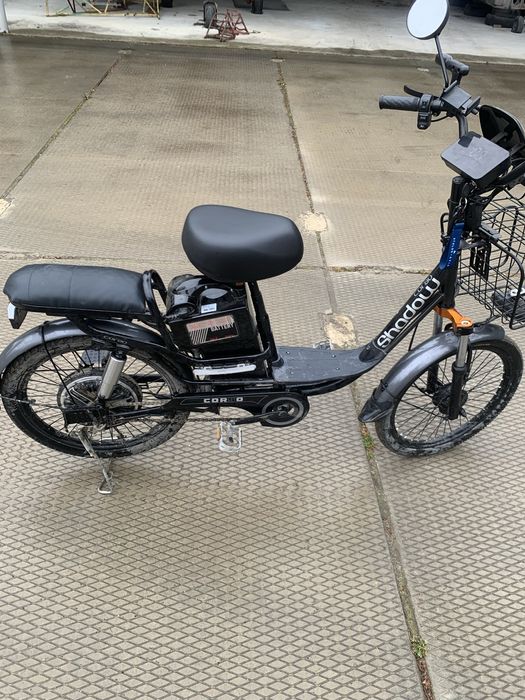 Електровелосипед Corso «Shadow» 22" SH-7324-5 / C-31 двигун 500W, акумулятор 48V/20Ah б/у пробіг850 км