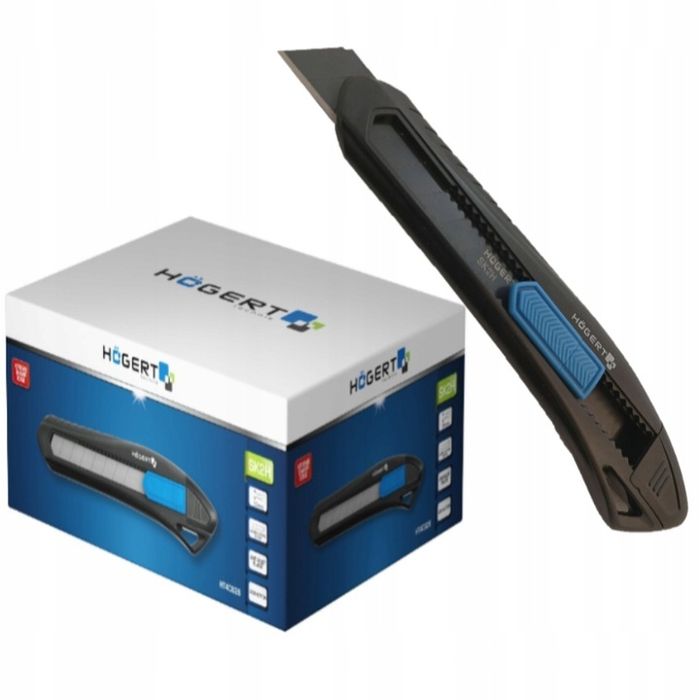 Nóż Nożyk Do Tapet Plastikowy Ostrze Łamane 18mm 30 Sztuk Bardzo Mocny