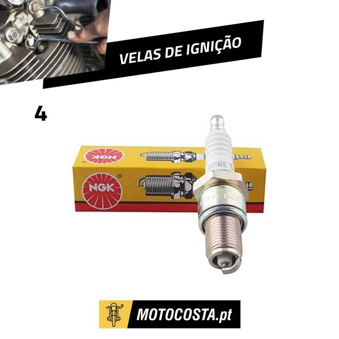 Velas de Ignição NGK - Vários Modelos Disponíveis Séries A B BK BP BR C CR D G I J L P R e mais