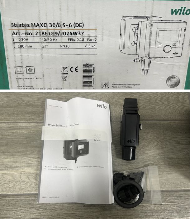 Wilo Stratos Maxo 30/0,5-6, насос циркуляційний