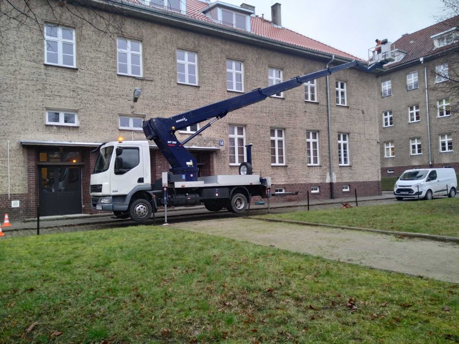 Podnośnik koszowy 30m 20m wynajem Bartoszyce Kętrzyn Mrągowo Giżycko