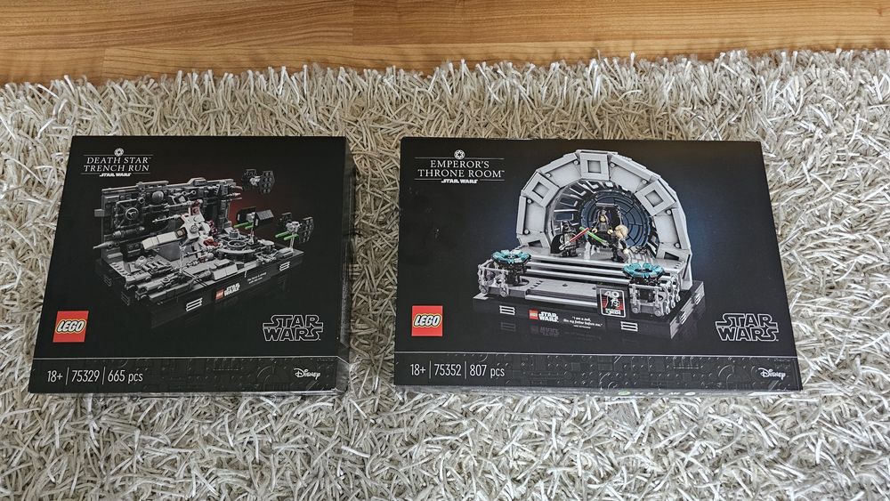 Legos Diorama Collection Star Wars - 75329 e 75352