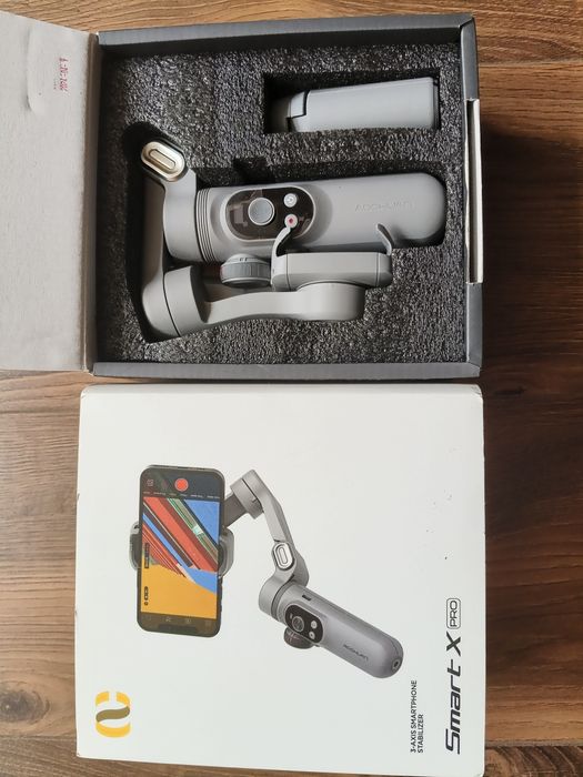 Aochuan Smart X Pro трьох осьовий  стабілізатор монопод штатив