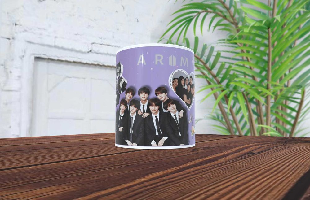 Canecas  Estampadas Personalizadas BTS